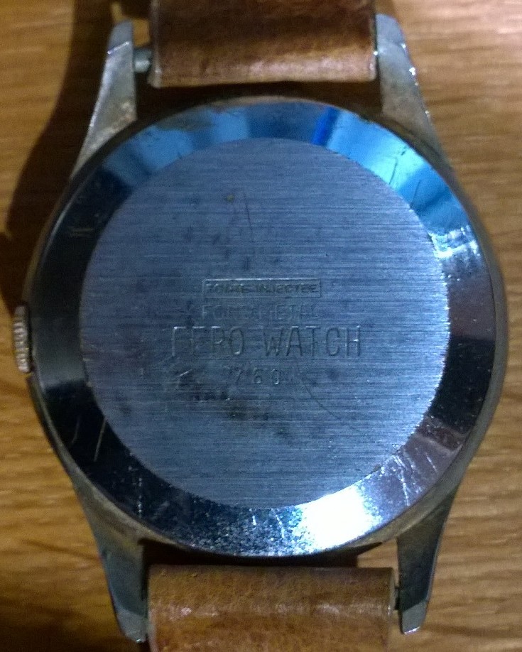 achterkant van Fero uurwerk
